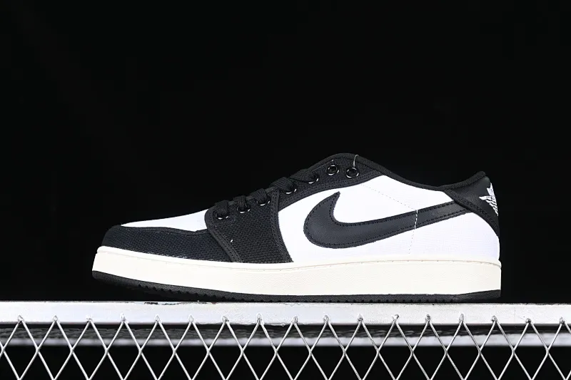 All categories Air Jordan Jordan series basketball shoes Air Jordan 1 Low Z version AJKO 1 Low Shadow "Panda" AJ1 Joe 1 Panda canvas cultural casual shoes DX4981-100